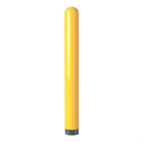 Powder Coat Yellow Steel Threaded Base Bolt Down Bollard preview 1
